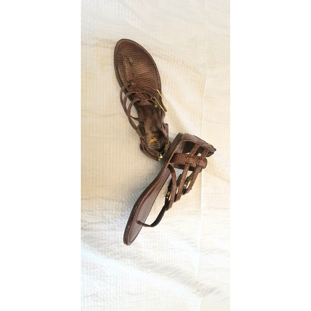 Shirkh Brown Womans Sandals Size 9 - Picture 3 of 6